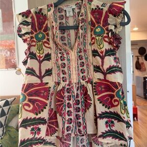 Floral Embroidered Blouse